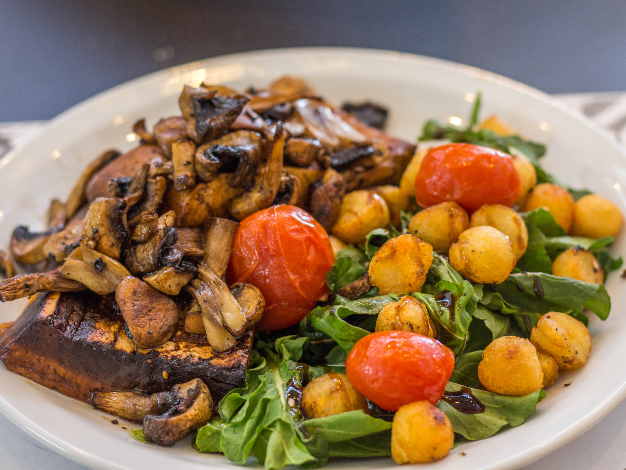 Tofu laqueado en Salsa teriyaki