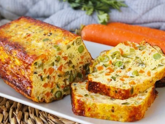 Budín de Chauchas, Zanahorias y Huevos