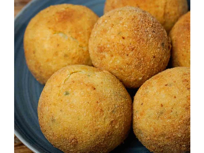 Bombas de Papa Rellenas
