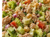 Ensaladas de Arroz , Pepino, rabanitos, zanahoria y cubos de Pollo