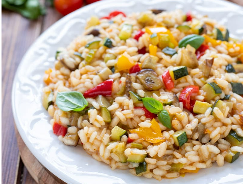 Risotto Cremoso con Vegetales