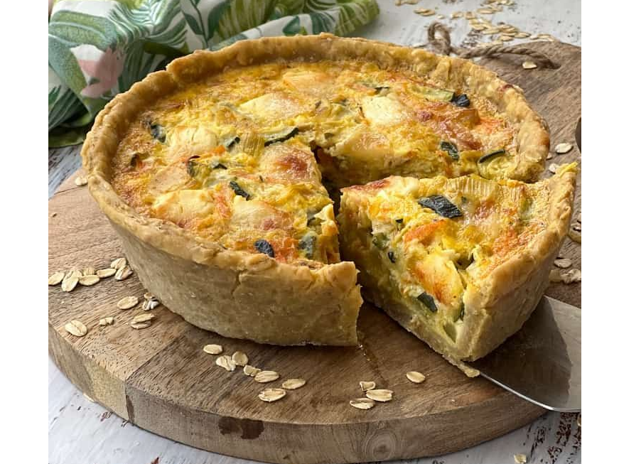 Tarta de Chauchas , Coliflor y Zanahoria