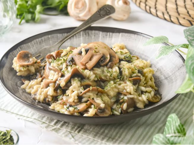 Risotto cremoso con Champiñones 16/3