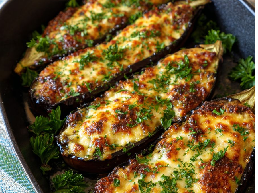 Berenjenas Rellenas Gratinadas