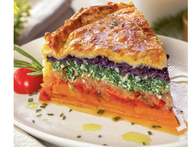 Pastel Batata, Calabaza y Remolacha