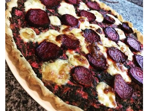 Pastel de Zapallo, Remolacha y 3 quesos
