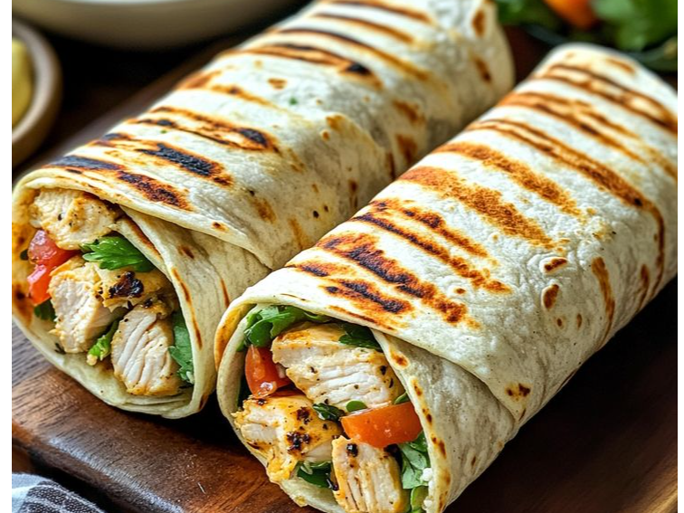 Wrap de Pollo y Verduras Asadas 23/3