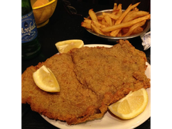 Milanesa al plato sola