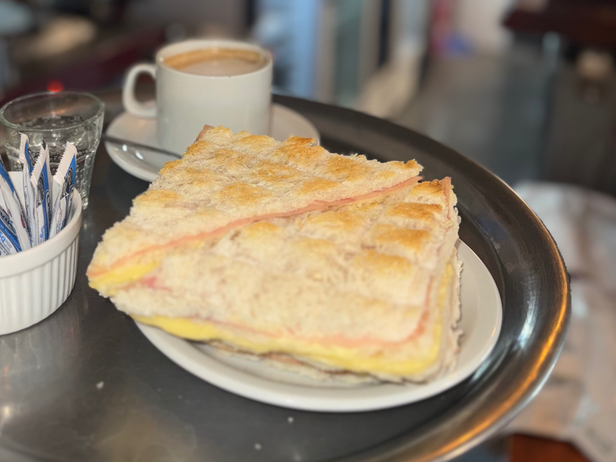 Tostado de jamon y queso
