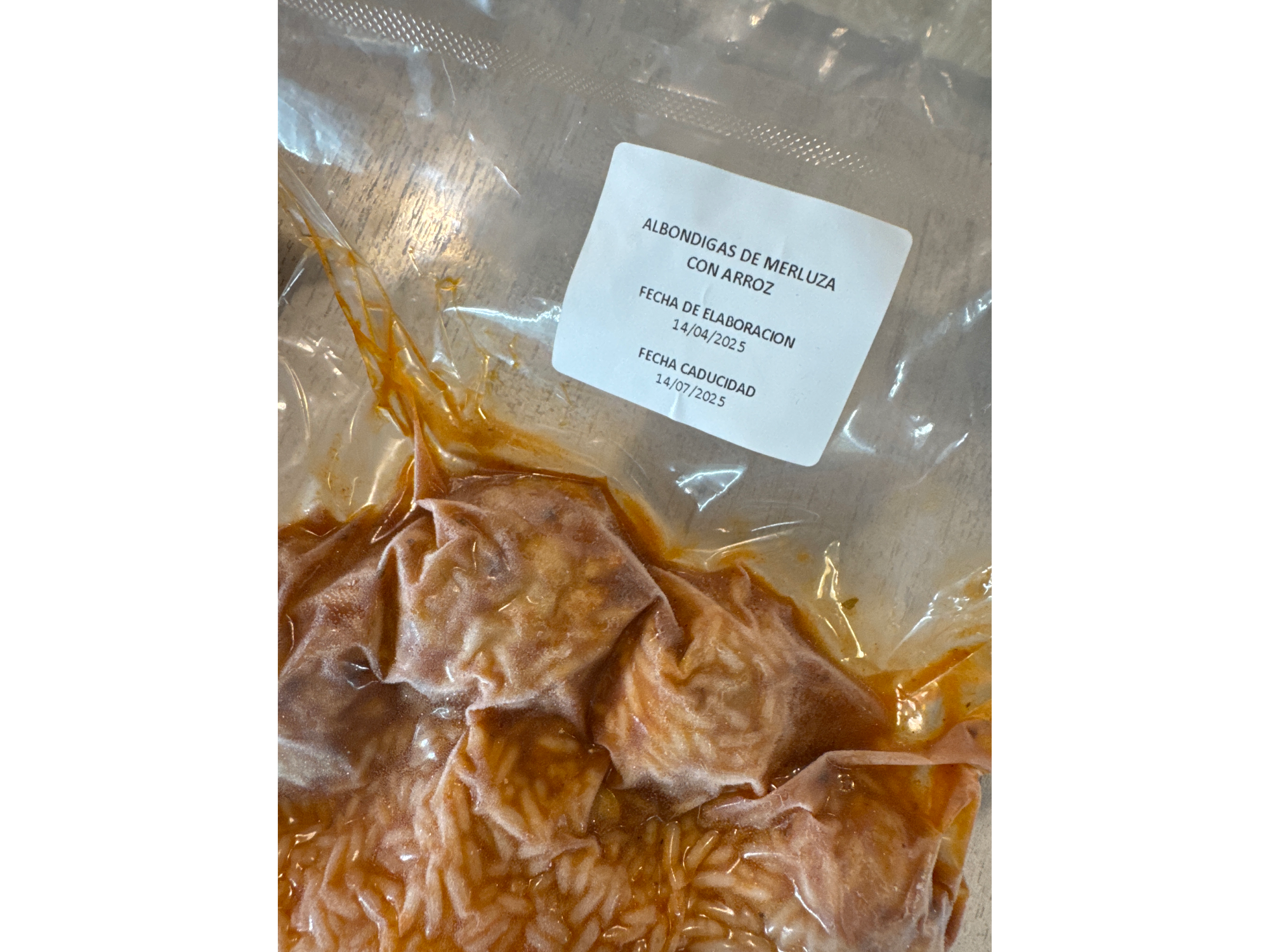 Albóndigas de merluza con arroz