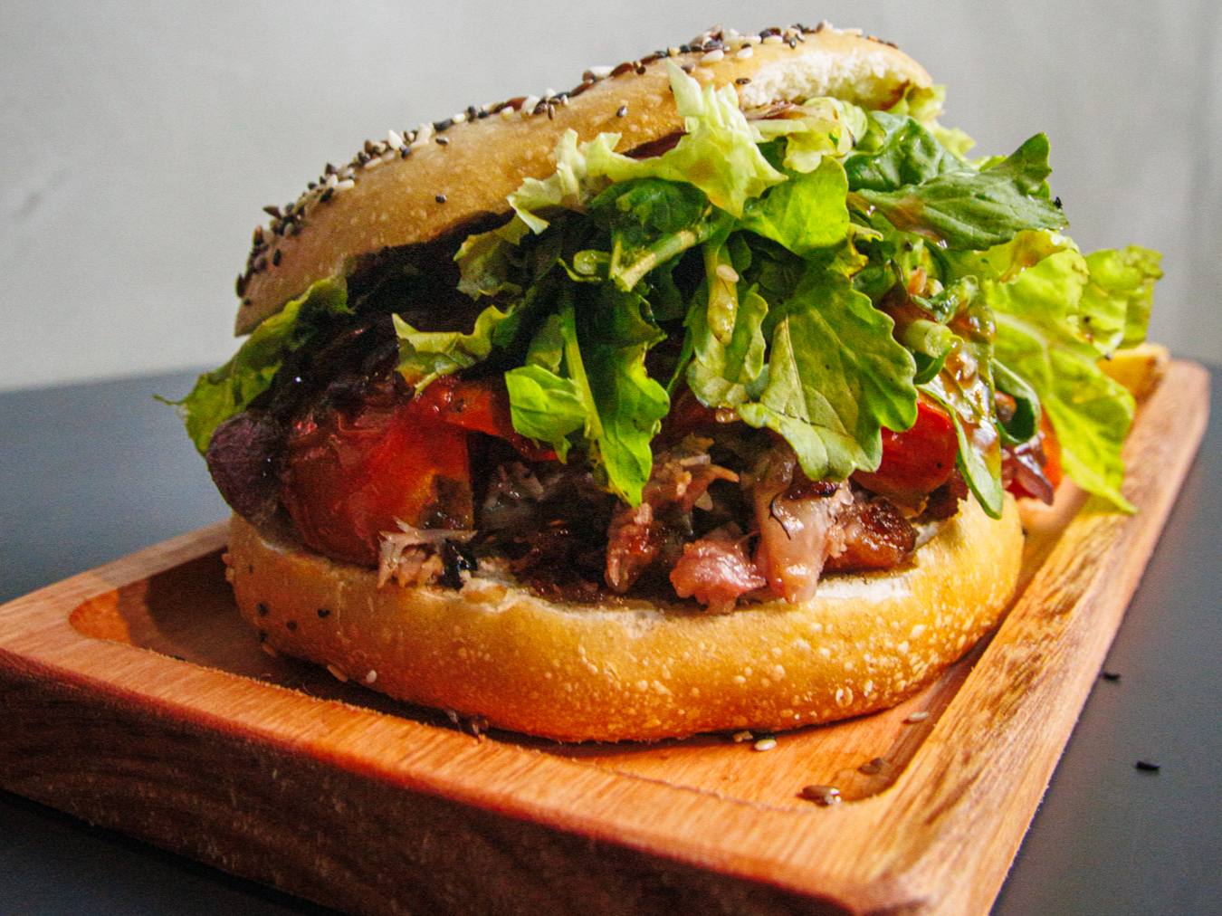 Bagel Bondiola Braseada