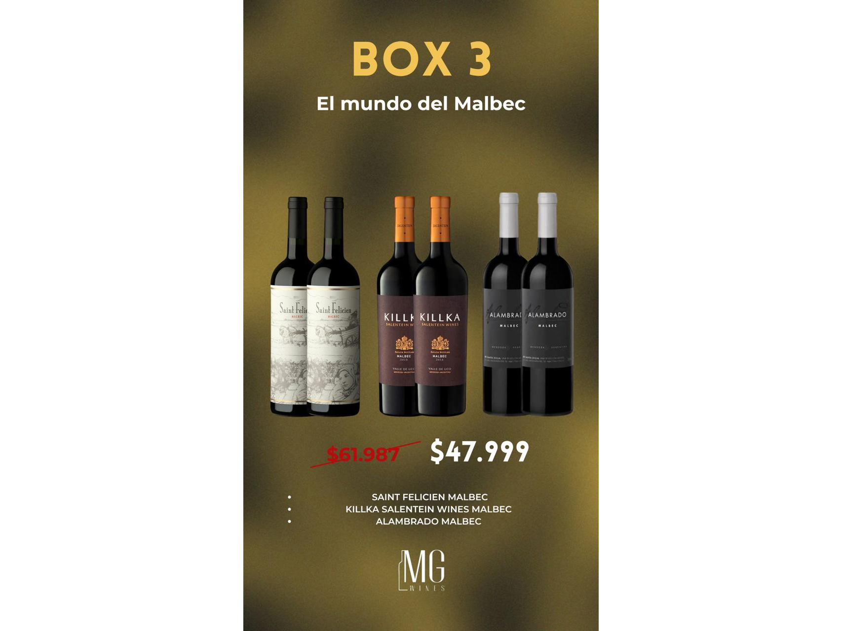 BOX 3 EL MUNDO DEL MALBEC