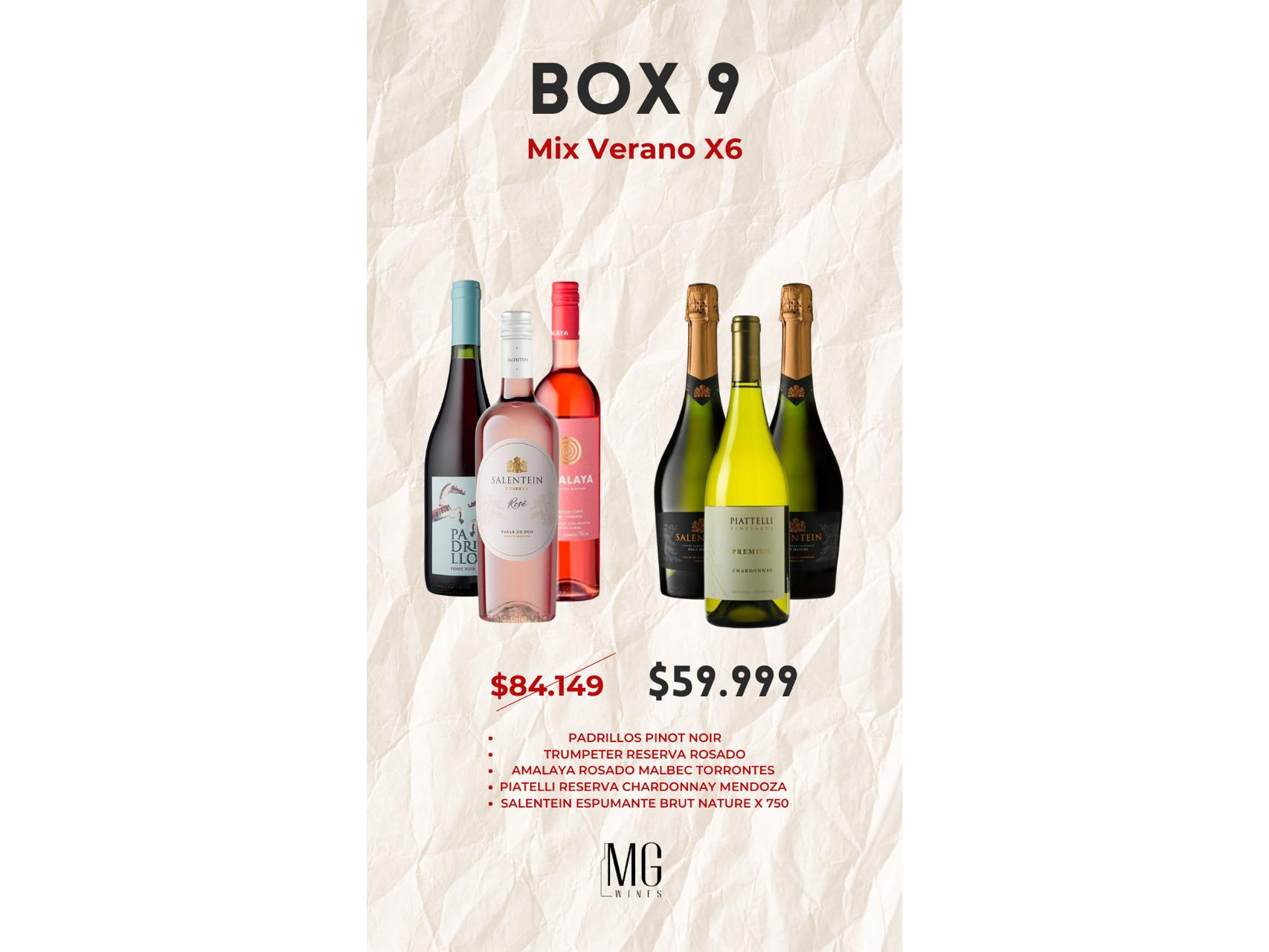 BOX 9 MIX DE BLANCOS VERANO X6