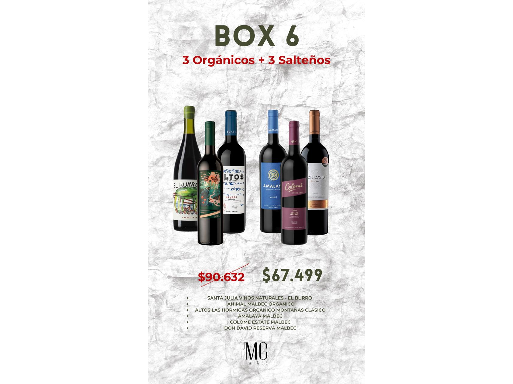 Box 6 ORGANICOS Y SALTEÑOS