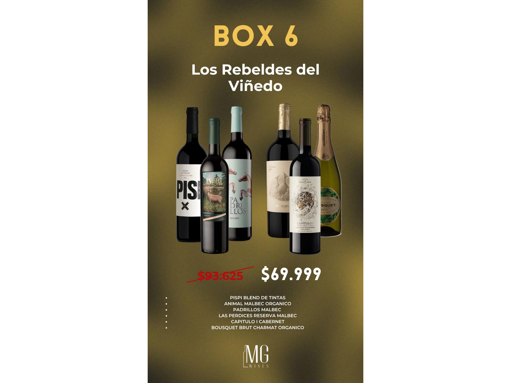 BOX 6 LOS REBELDES DEL VIÑEDO