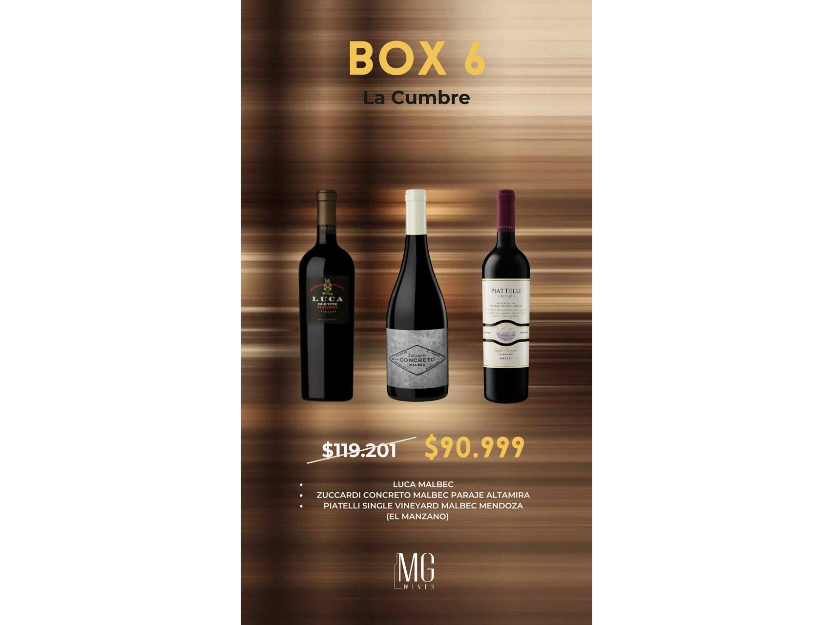 BOX 10  LA CUMBRE x 3