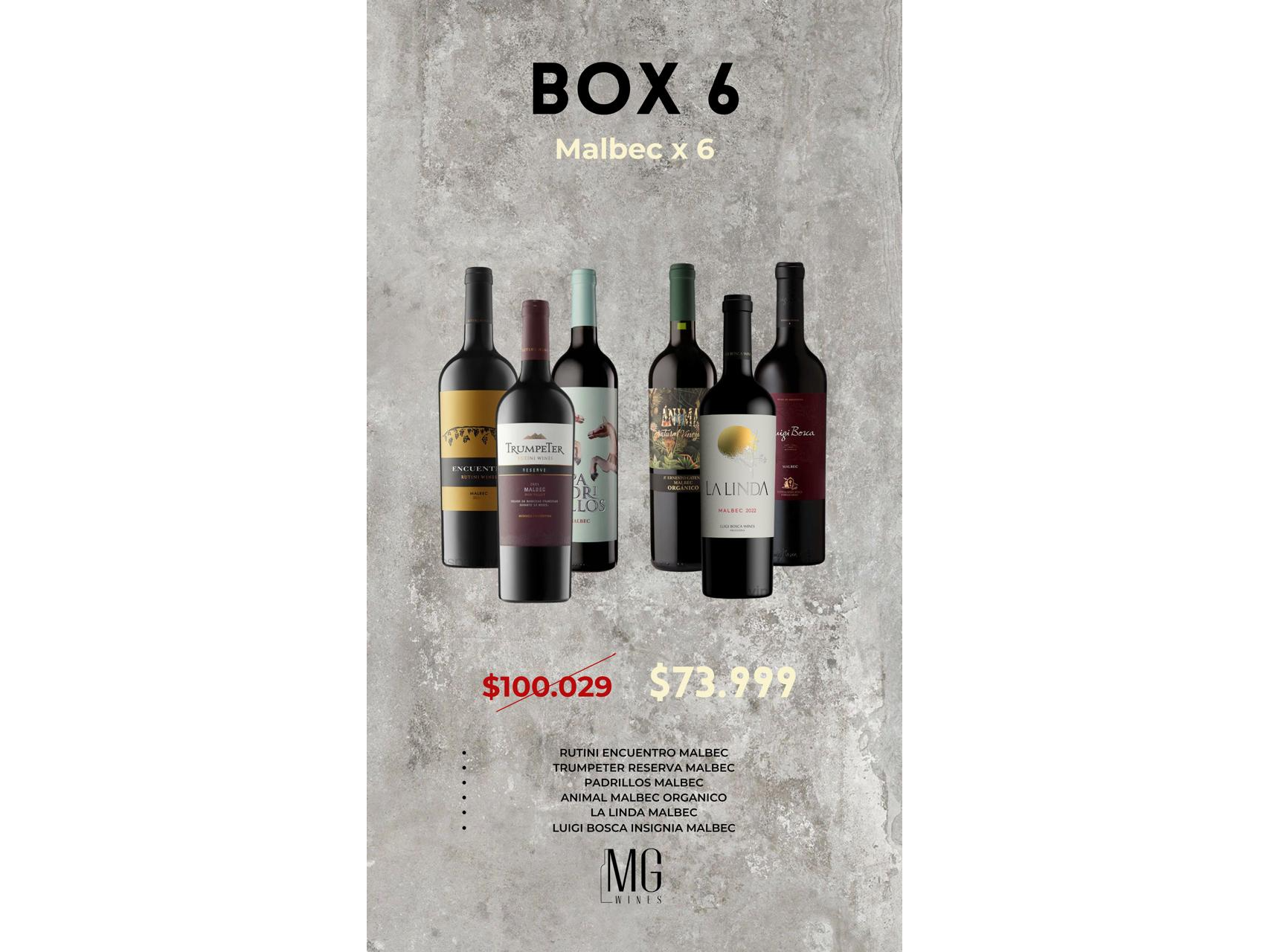 Box 6 SELECCION X6