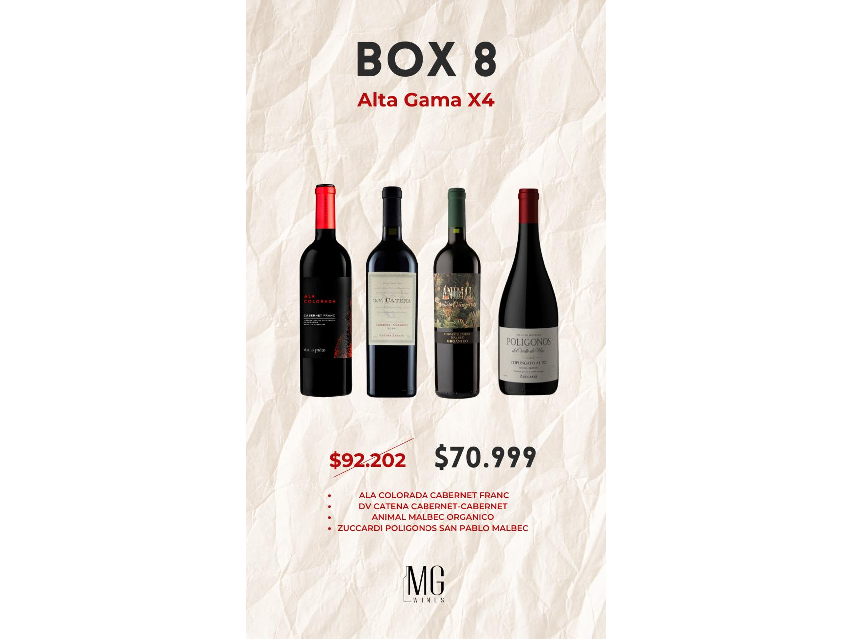 Box 8 Alta Gama x4