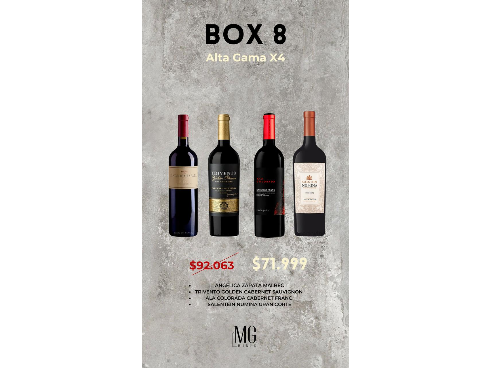 Box 8 Alta Gama x4