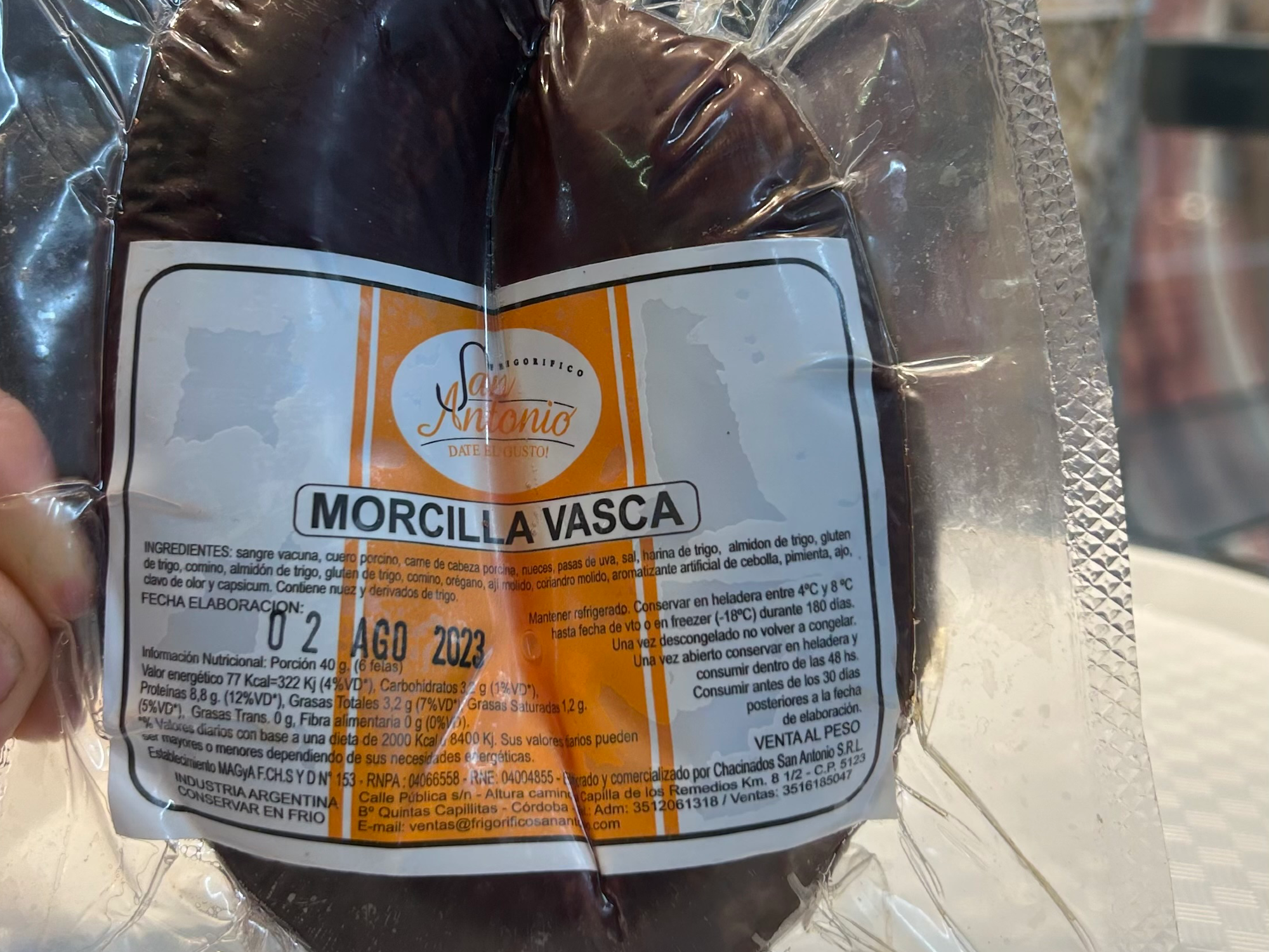 Morcilla Vasca
