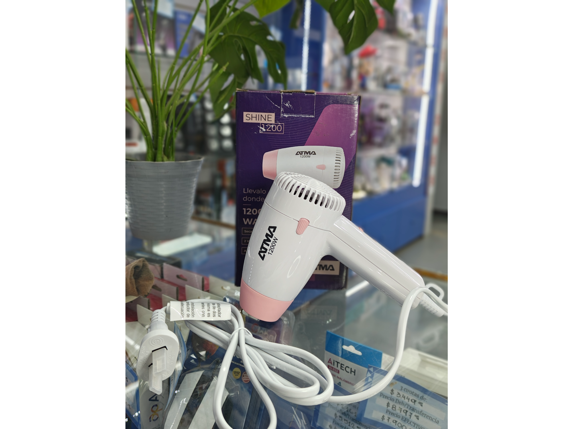 SECADOR DE PELO VIAJERO ATMA