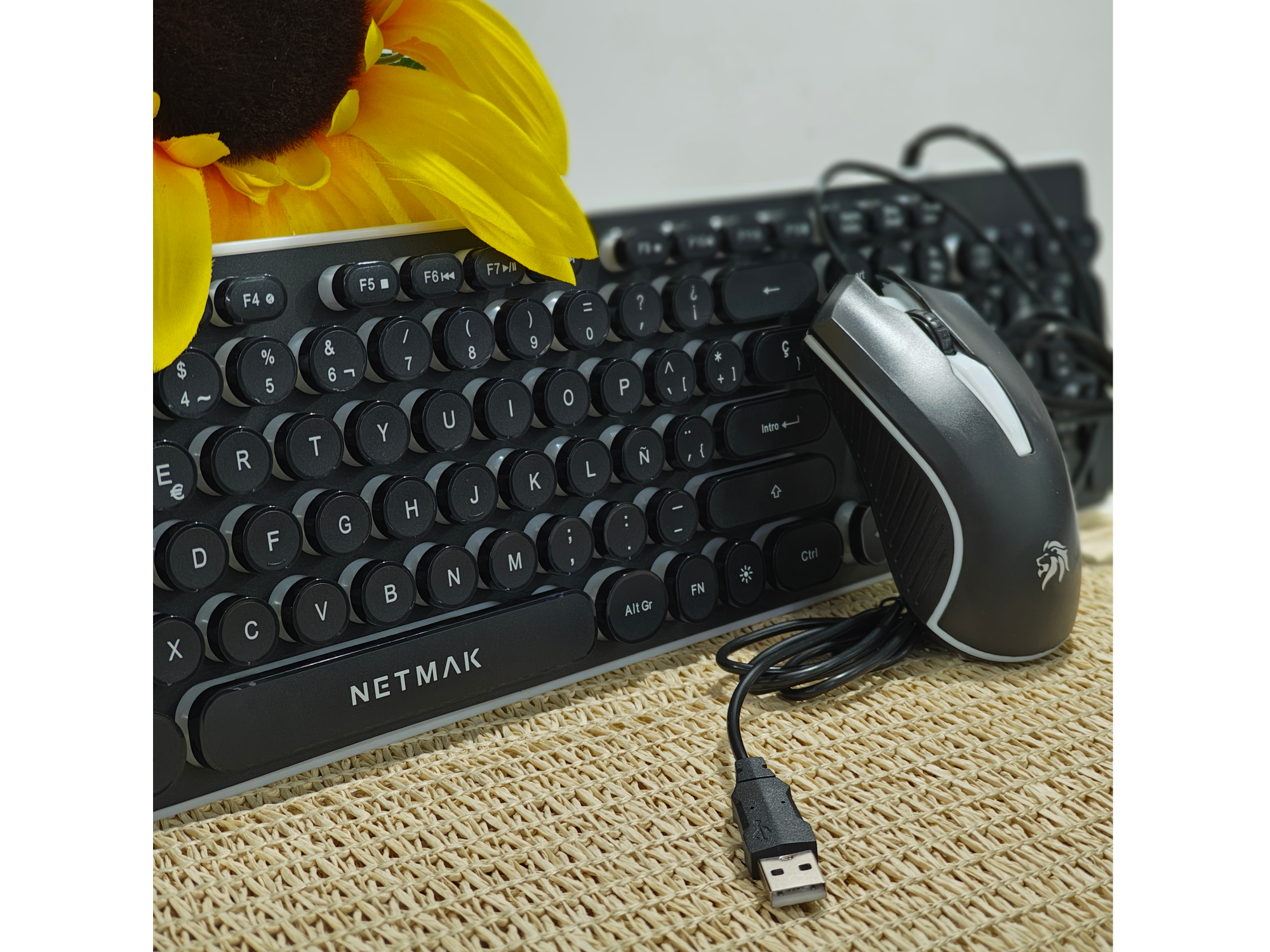 COMBO NETMAK con cable.