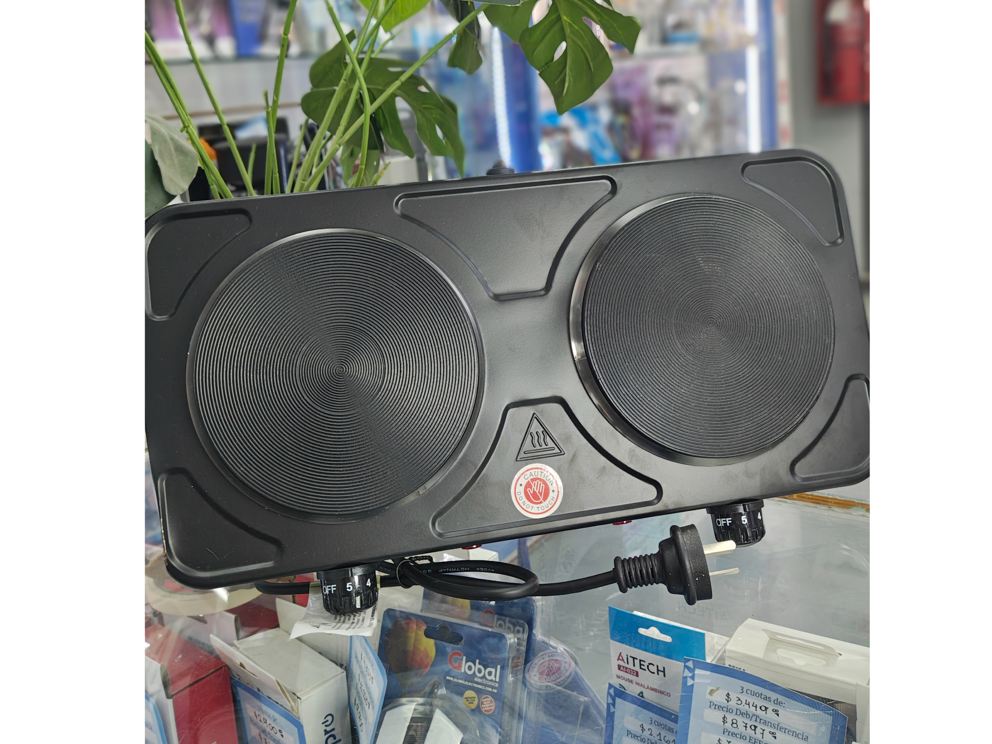 ANAFE ELÉCTRICO DOBLE