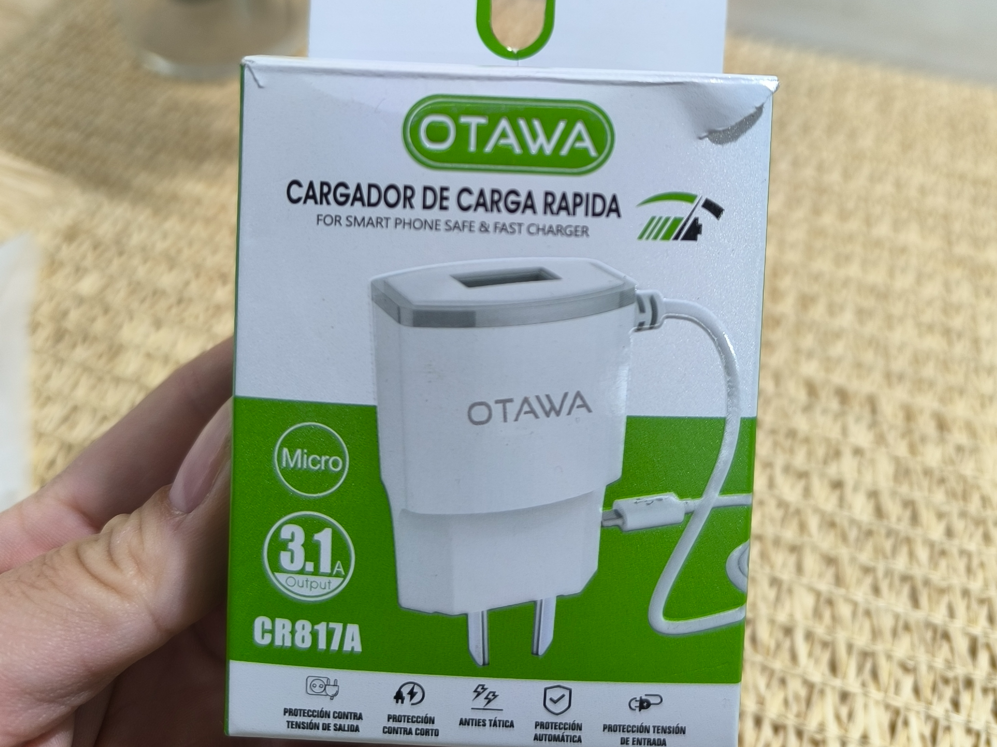 CARGADOR OTAWA 3.1A