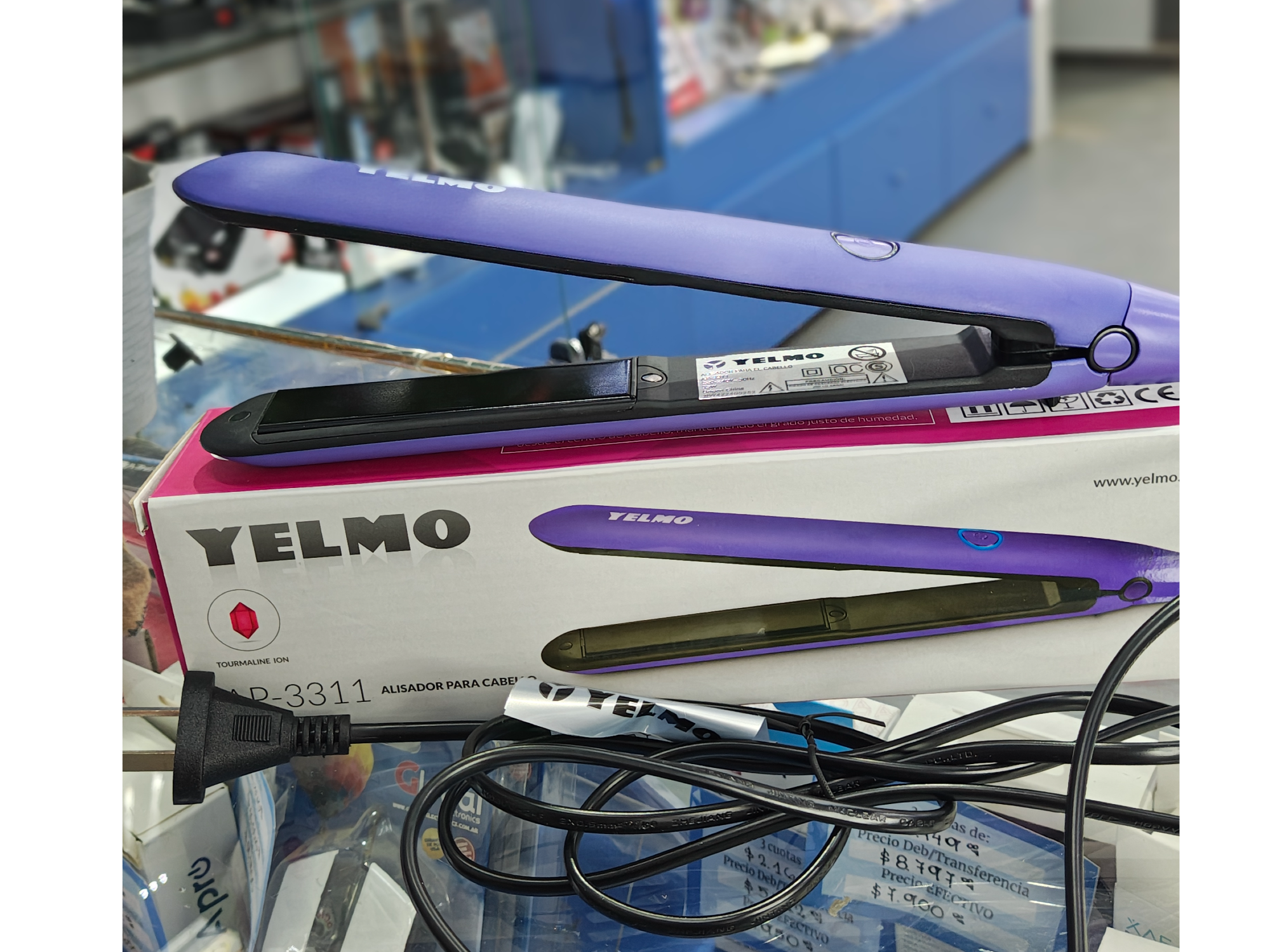 PLANCHA DE PELO YELMO