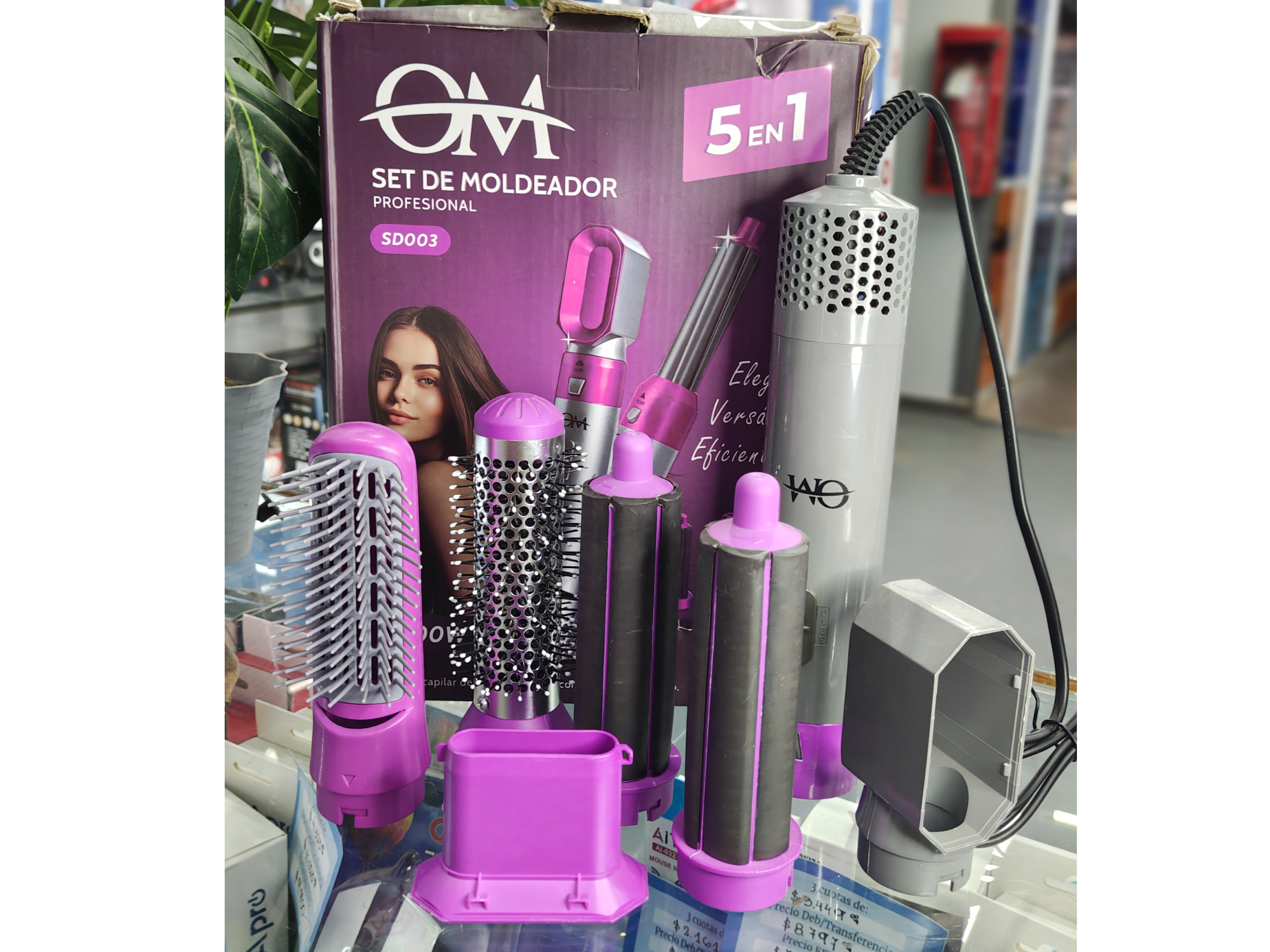 Set de moldeador 5 en 1