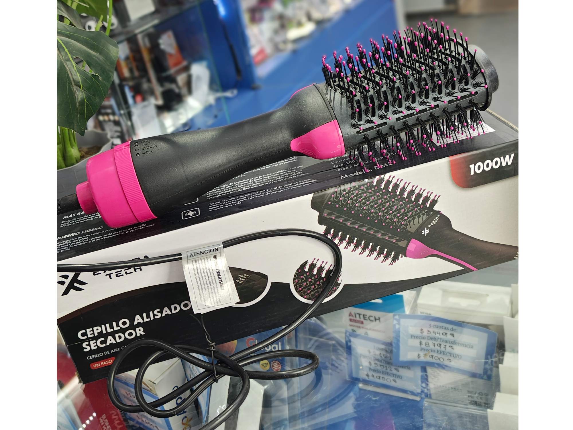 Cepillo alisador secador