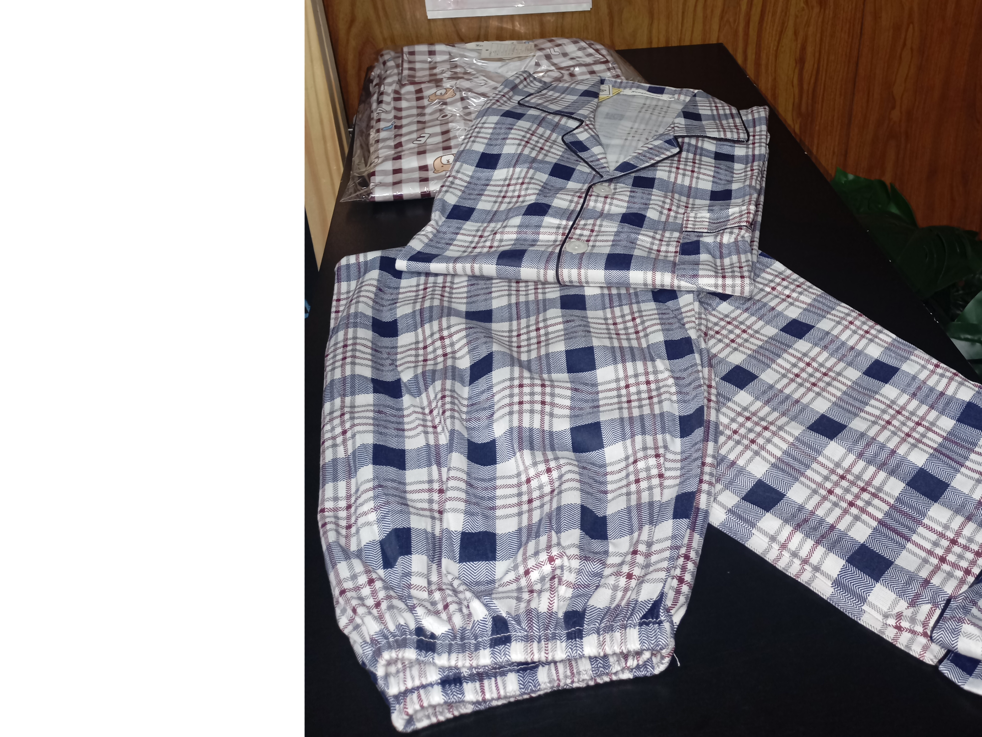Pijama de Algodon camisero Talle S