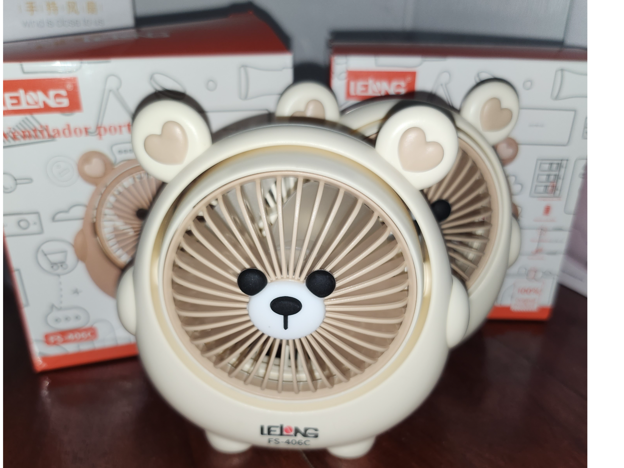 Mini Ventilador Osito