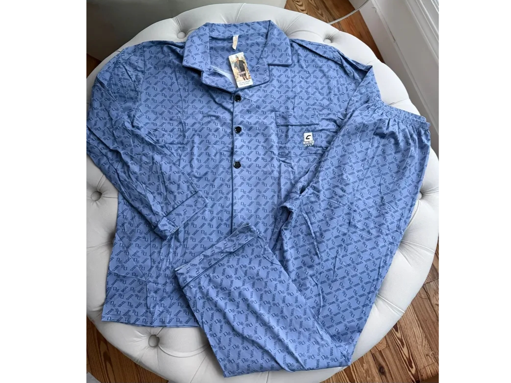 Pijama de Algodon camisero Talle M
