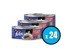 Caja Lata Felix Purina 156gr x24unidades
