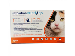 Pipeta Revolution Plus 2.5 - 5kg (0,5ml)