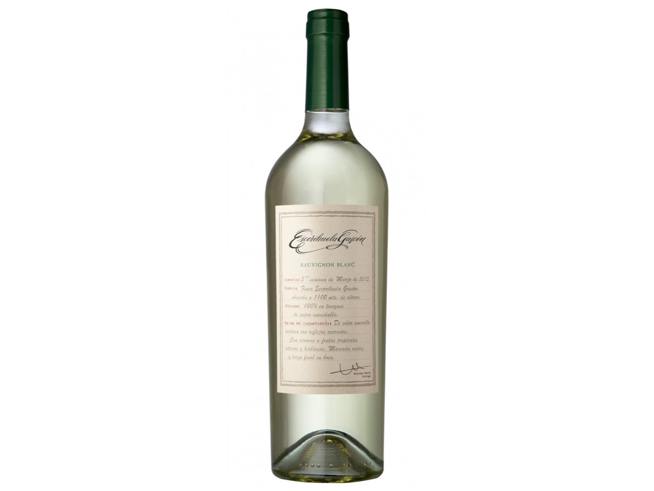 ESCORIHUELA GASCON SAUVIGNON BLANC 750 CC