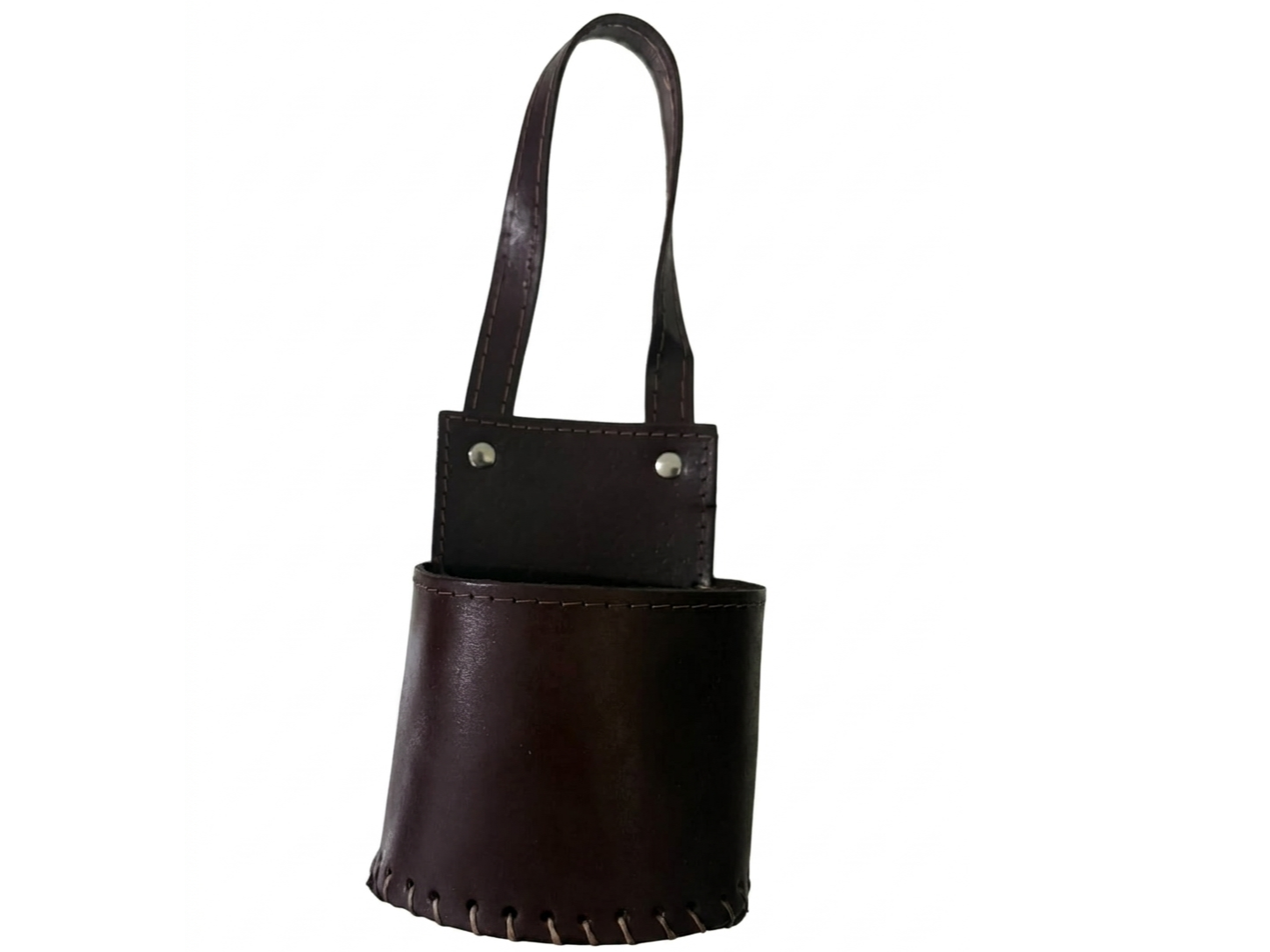Porta mate cuero