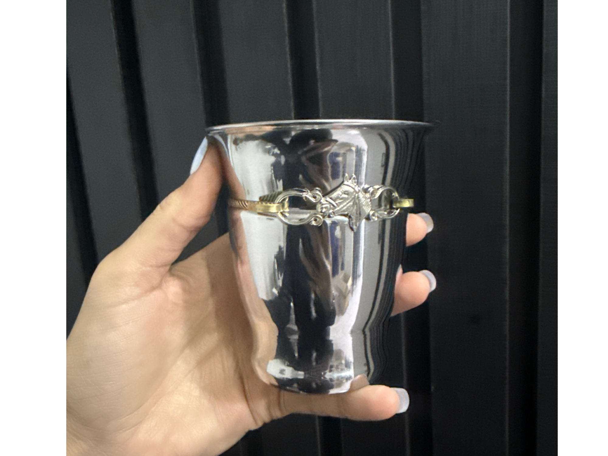 Acero inox con aplique