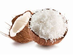 Coco rallado en escamas