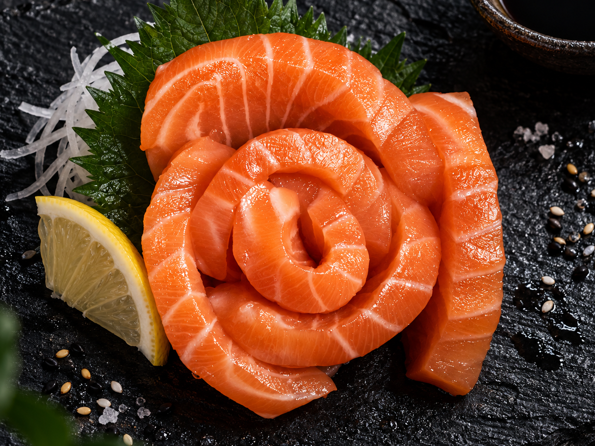 SASHIMIS DE SALMÓN AHUMADO