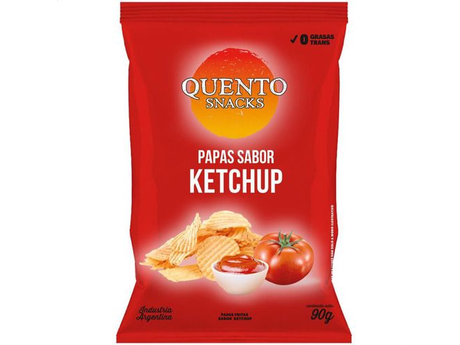 PAPAS QUENTO SABOR KETCHUP 45 GR