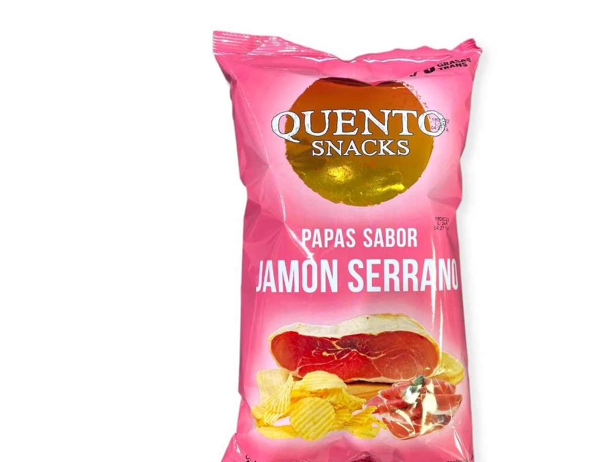 PAPAS QUENTO SABOR JAMON CRUDO 45 GR