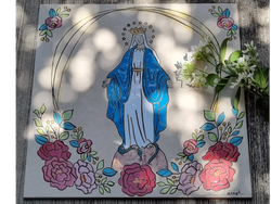 Virgen de la Medalla 1 - 30X30