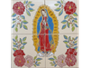 Virgen de Guadalupe - 30X30 CM MURAL AZULEJOS