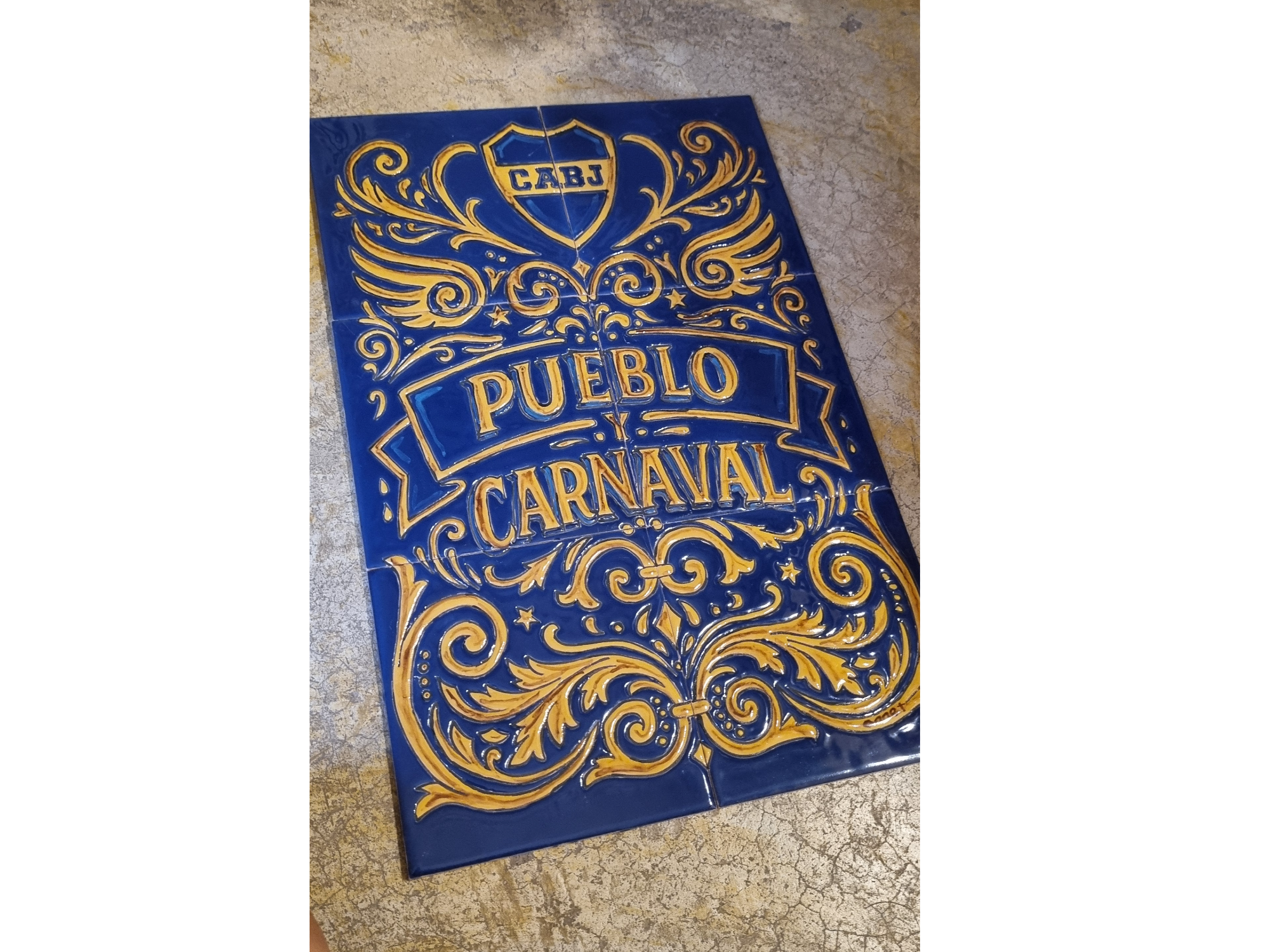 Mural Boca Jr. - 30x45 cm