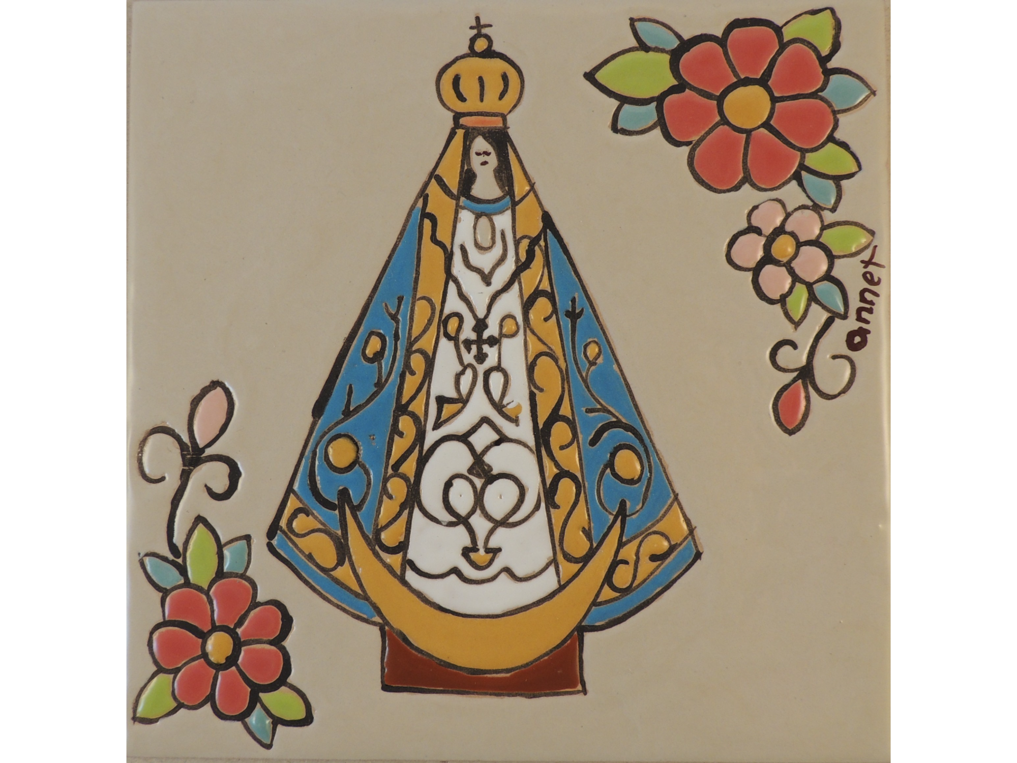 VIRGEN DEL VALLE - 15X15 CM