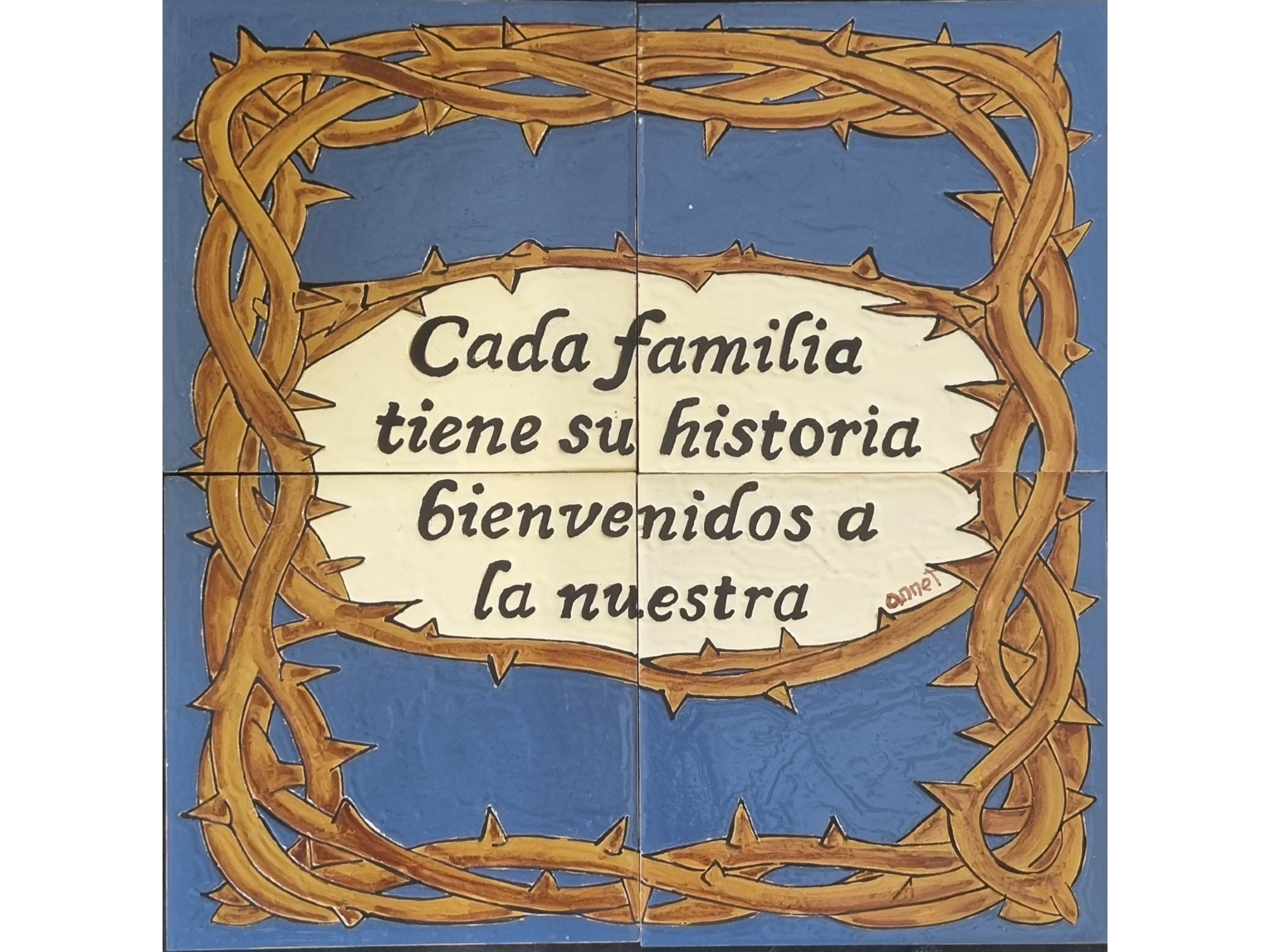 CADA FAMILIA 30X30 - Corona