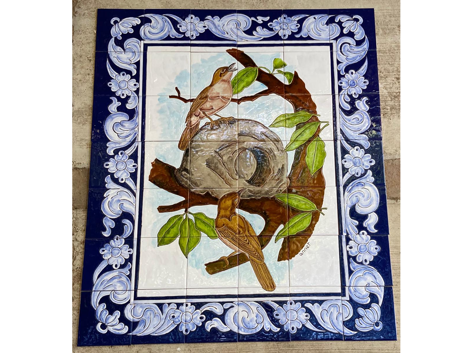 MURAL HORNEROS 90X105 CM (Copia)