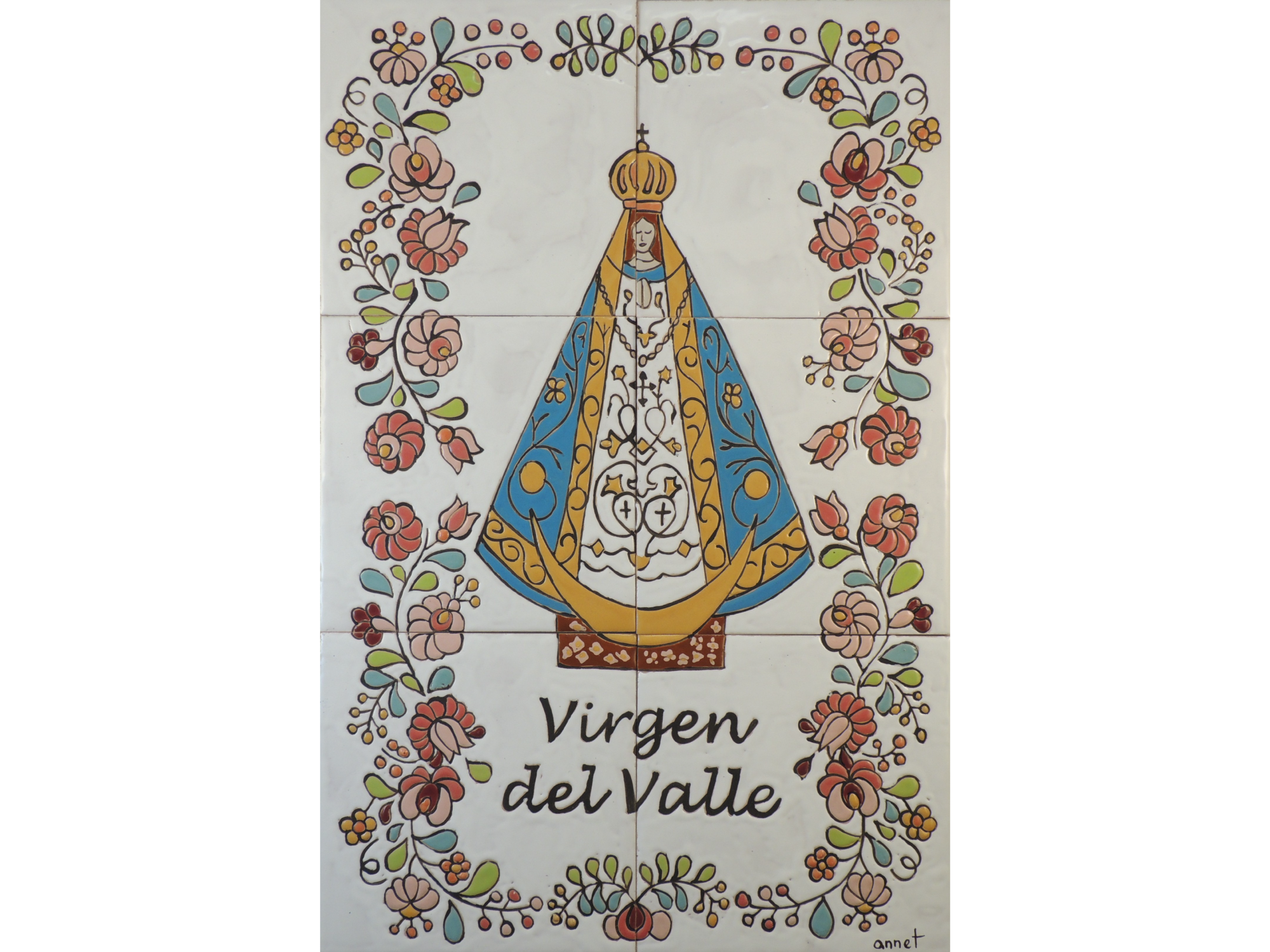 VIRGEN DEL VALLE - 30X45 CM